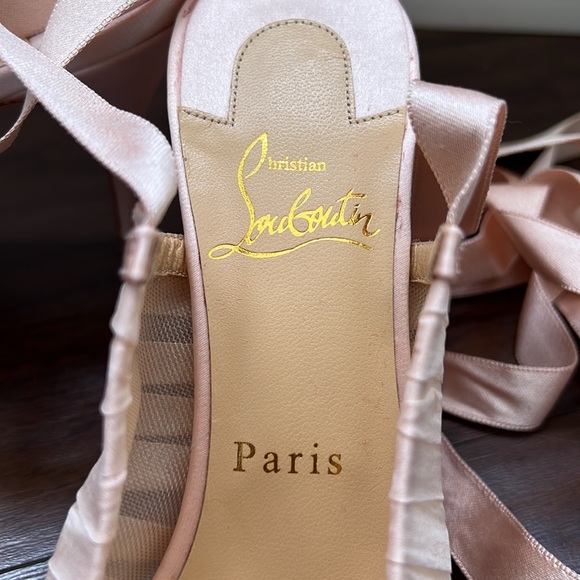 louboutin wrap heels
